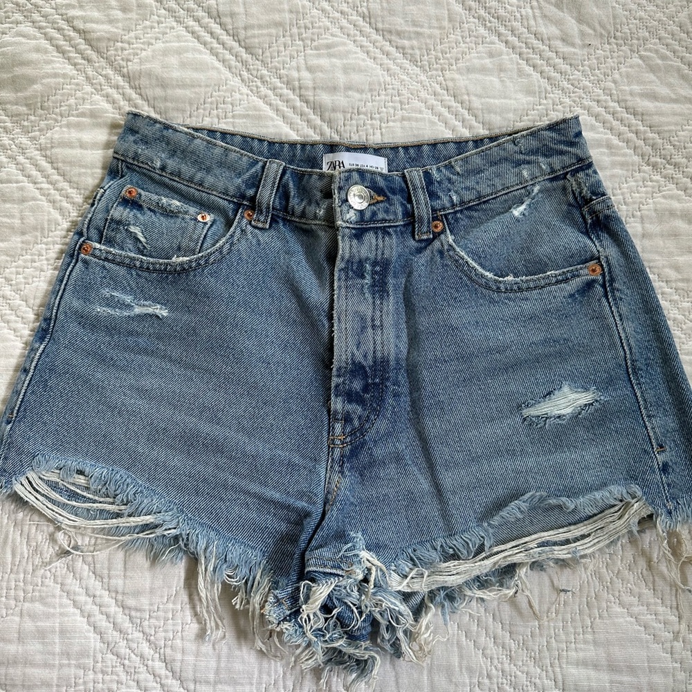Zara denim shorts